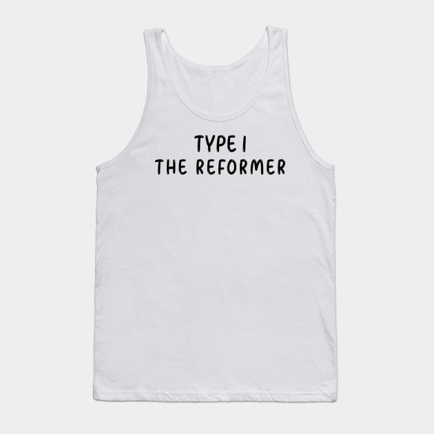 Enneagram Type 1 (The Reformer) Tank Top by JC's Fitness Co.